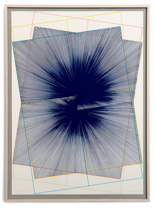 KSZ 50/35–25–E, 2020, 70 x 50 cm, screen print in five print runs, Edition of 35 + 3 AP, Handsiebdruckerei Editionen